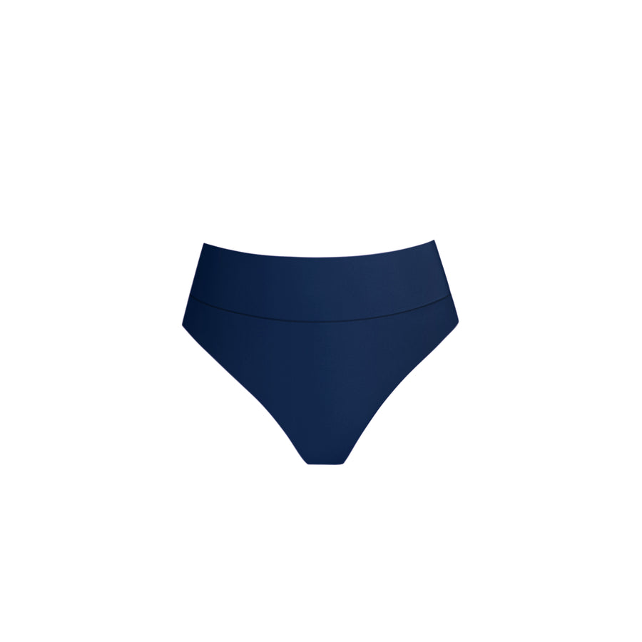 Basic High Waist Bottom - Navy Mate