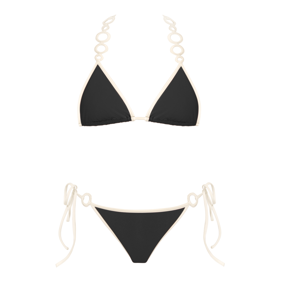 Penelope Bikini Set - Black mate