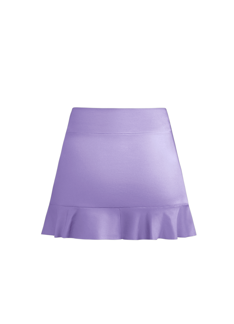 Bimini - Ruffle Mini Skirt - Lila Mate